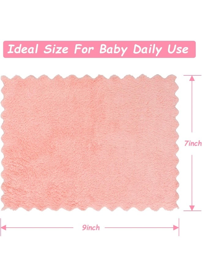 Orighty Baby Washcloths 24-Pack (7''x9''), Microfiber Coral Fleece Baby Towels, Super Soft and Absorbent Wash Cloths for Newborns, Infants and Toddlers, Gentle on Delicate Skin for Face Hands and Body