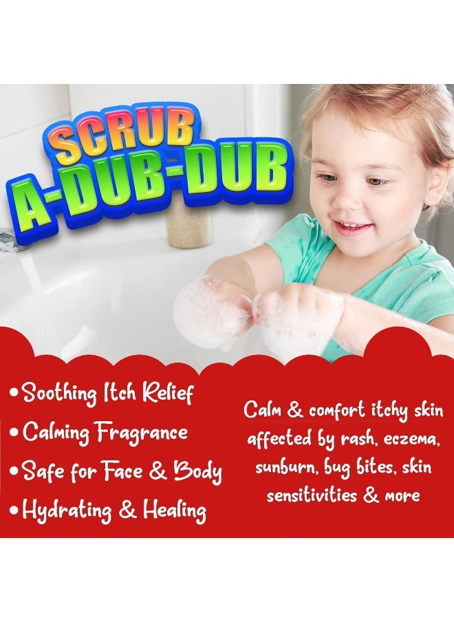 Natrulo Cactus Honey & Oats Goats Milk Kids Soap, 4oz Wash Bar – Natural Oatmeal Soaps for Kids