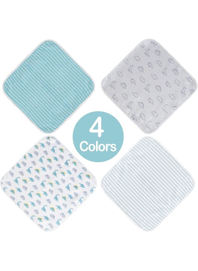 Viviland Baby Washcloths, Super Soft Absorbent Baby Bath Wash Cloths for Face & Body, Gentle on Sensitive Skin, 24 Pack
