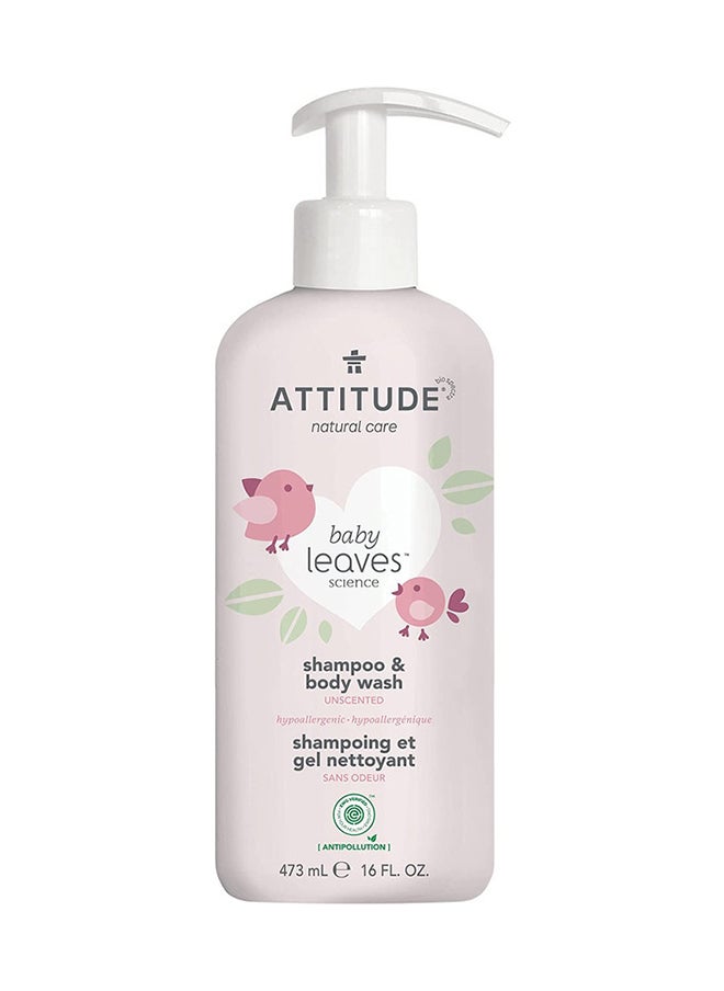 2 In 1 Baby Leaves Shampoo And Body Wash, 473 ML