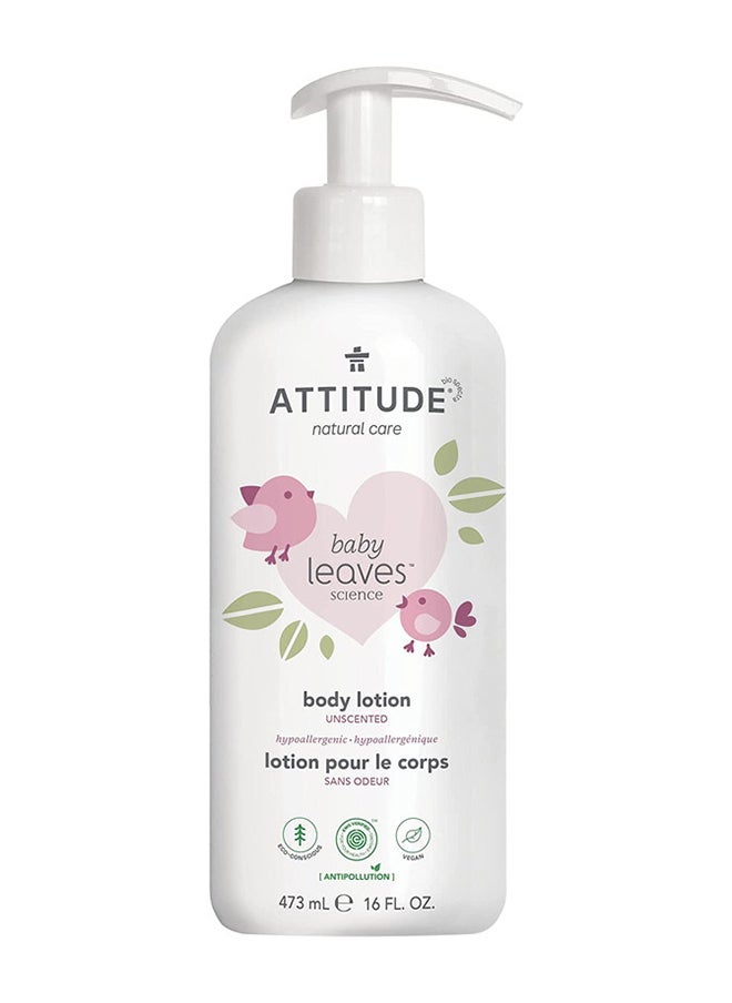 Natural Baby Body Lotion For Sensitive Skin, Ewg Verified, Hypoallergenic, Dermatologist Tested And Frangrance Free- 473 Ml