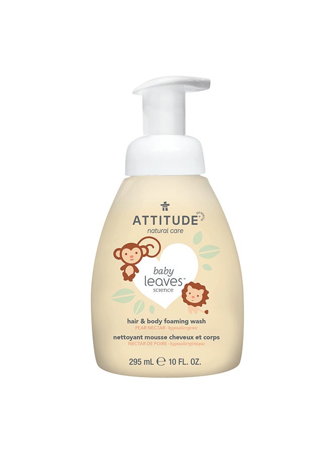 Baby Leaves 2-In-1 Hair And Body Foaming Wash - Pear Nectar