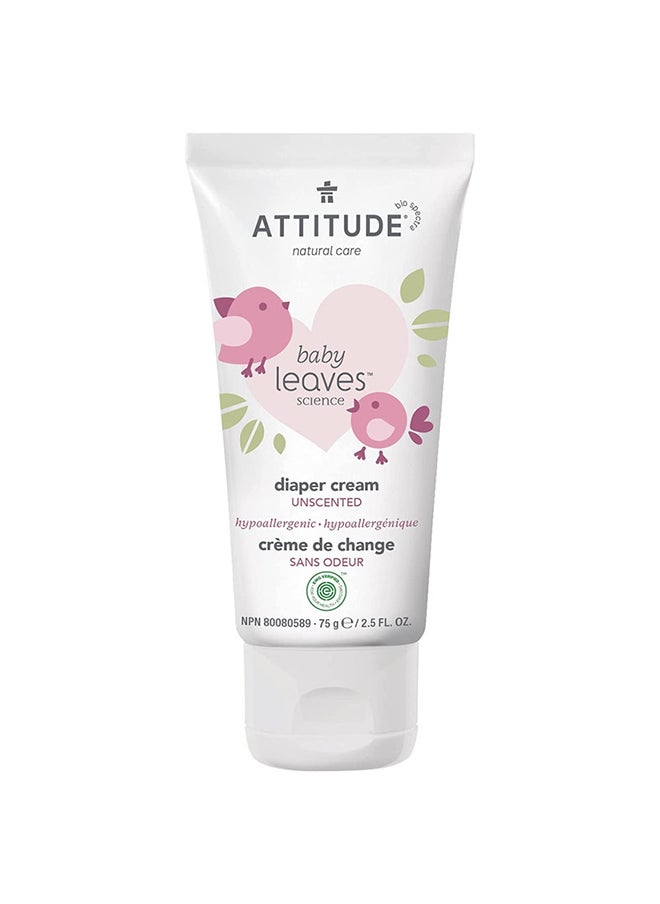 Diaper Cream, Ewg Verified, Plant And Mineral-Based Ingredients For Sensitive Skin - Zinc, 75 Grams
