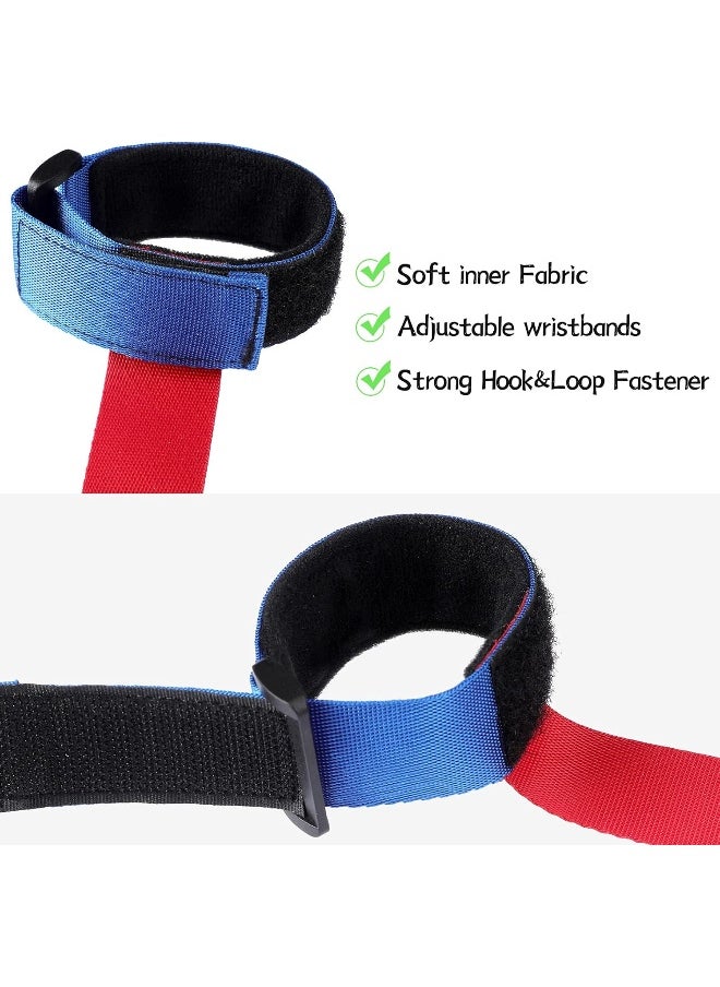 Kajaia Children Safety Walking Rope with 14 Handles Colorful Walking Rope Adjustable Outdoor Safety Rope for Preschool Nursery Daycare Kindergarten School Kids Teachers