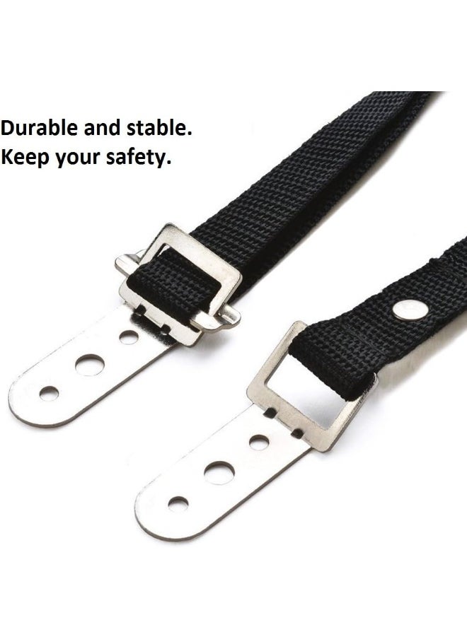 DB Baby Safety Metal TV Straps Furniture Anti-Tip Straps Heavy Duty Strap All Flat Screen TV/Furniture 2 Pack