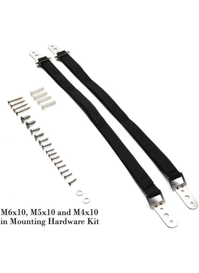 DB Baby Safety Metal TV Straps Furniture Anti-Tip Straps Heavy Duty Strap All Flat Screen TV/Furniture 2 Pack
