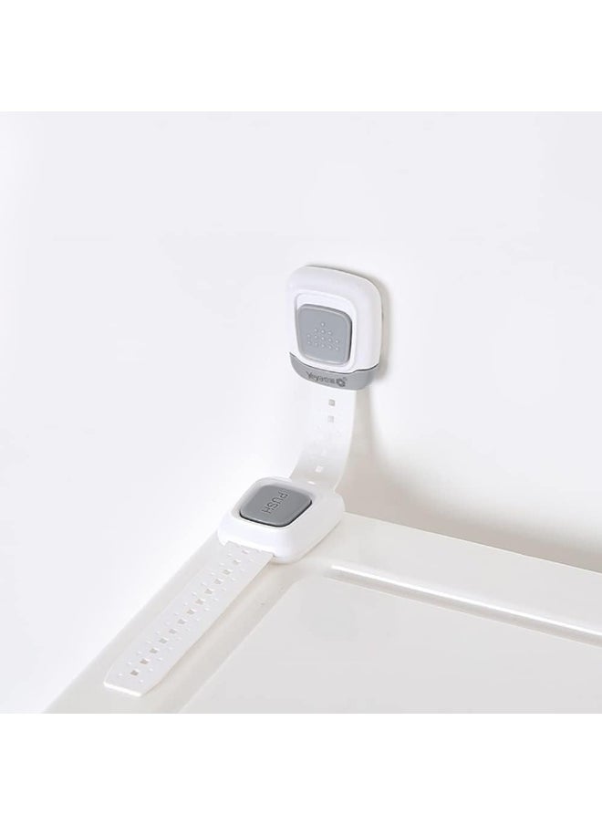 YEYA Baby Proofing Upgraded No Drill Furniture Wall Anchor Child Safety Cabinet Strap Locks 4 Pack