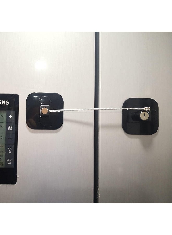 YEYA Upgraded Refrigerator Lock for Adults, Fridge Locks for Kids with Key