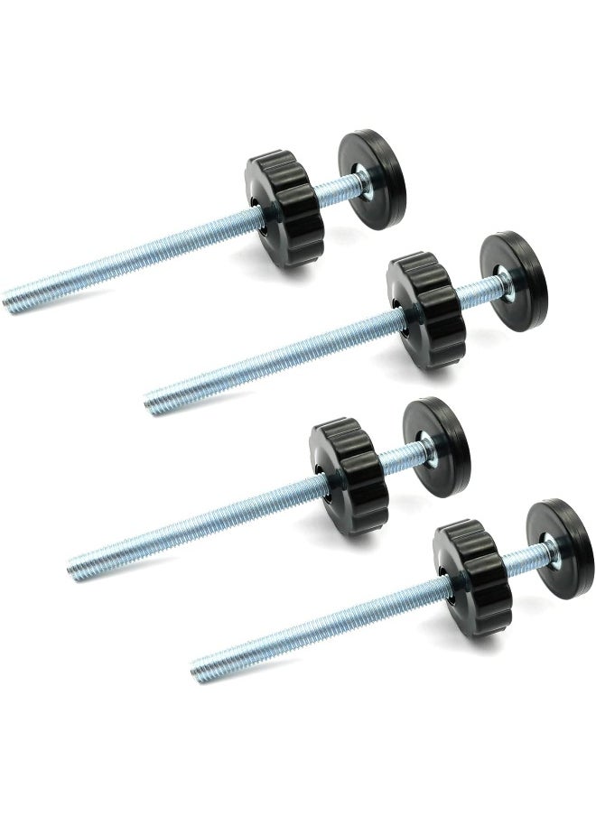 vmaisi 4 Pack 8MM Baby Gate Threaded Spindle Rod - 8CM Short for Safety Pressure Gates