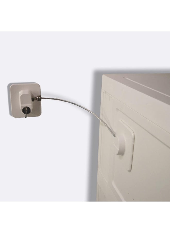 YEYA Upgraded No Drill Anti Tip Furniture Wall Anchors for Baby Proofing 4 Pack