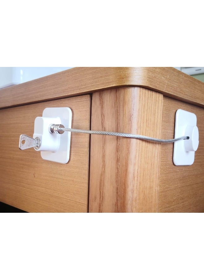 YEYA Upgraded No Drill Anti Tip Furniture Wall Anchors for Baby Proofing 4 Pack