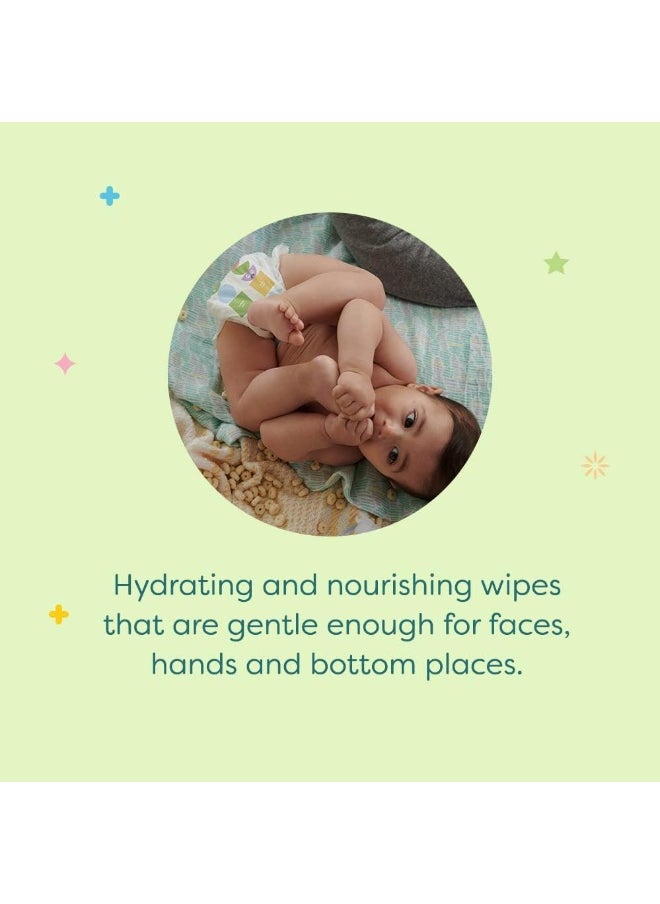 Babyganics Baby Wipes, Unscented Diaper Wipes, 240 Count, (3 Packs of 80), Non-Allergenic and formulated with Plant Derived Ingredients