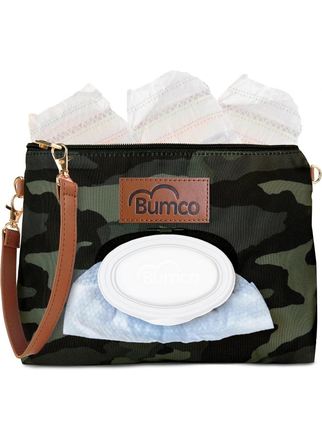 Baby Bum Brush Bumco Diaper Clutch - Portable Wipes Dispenser & Travel Essential