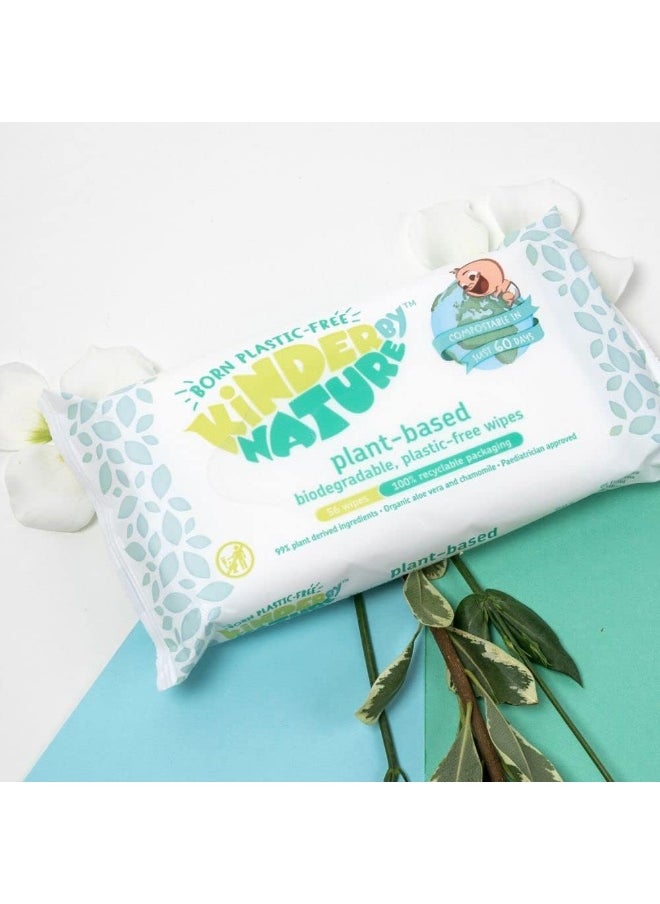 Jackson Reece, Kinder by Nature Plant-Based Wipes - 12 Pack