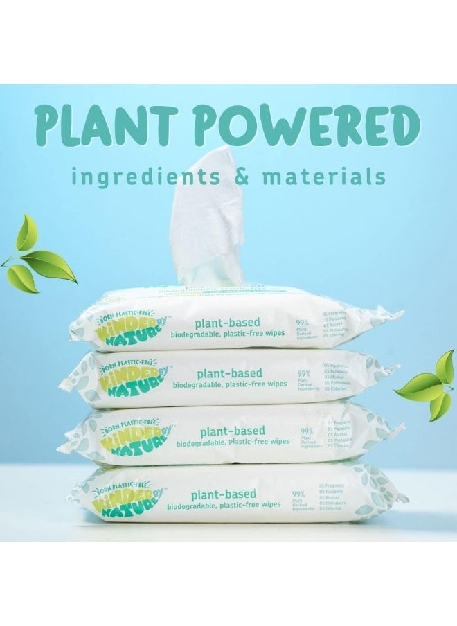 Jackson Reece, Kinder by Nature Plant-Based Wipes - 12 Pack