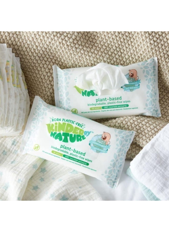 Jackson Reece, Kinder by Nature Plant-Based Wipes - 12 Pack