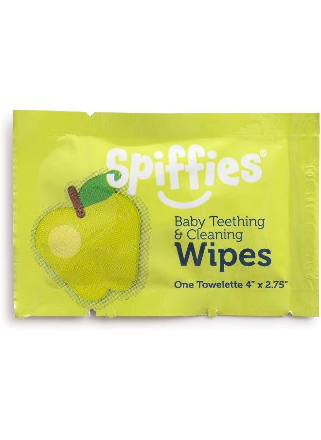 Spiffies ToothWipes Tooth Wipes, Apple Flavor (Pack of 60)