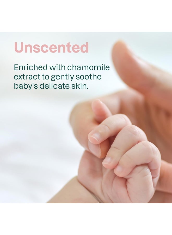ATTITUDE Biodegradable Baby Wipes, Plant Based Unscented Diaper Wipes for Babies and Newborn, Dermatologically Tested, Vegan, 72 Count (Pack of 3)