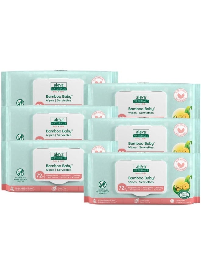 Aleva Naturals Bamboo Baby Sensitive Wipes