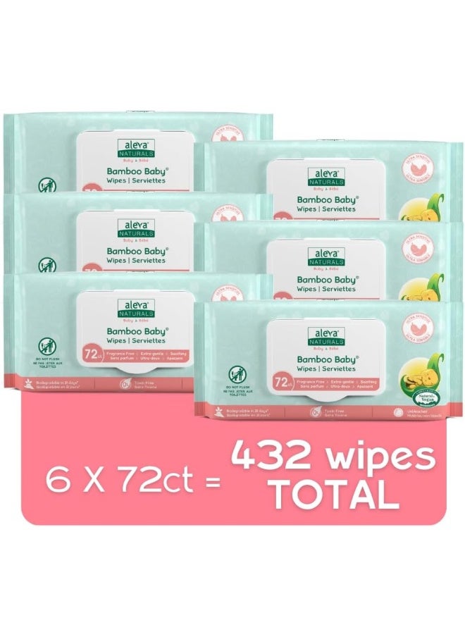 Aleva Naturals Bamboo Baby Sensitive Wipes