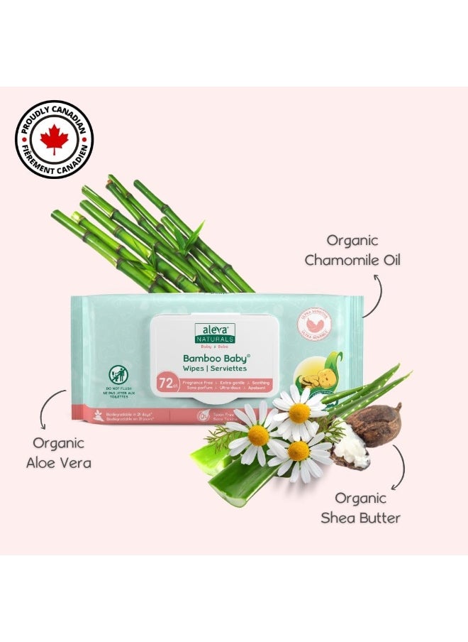 Aleva Naturals Bamboo Baby Sensitive Wipes