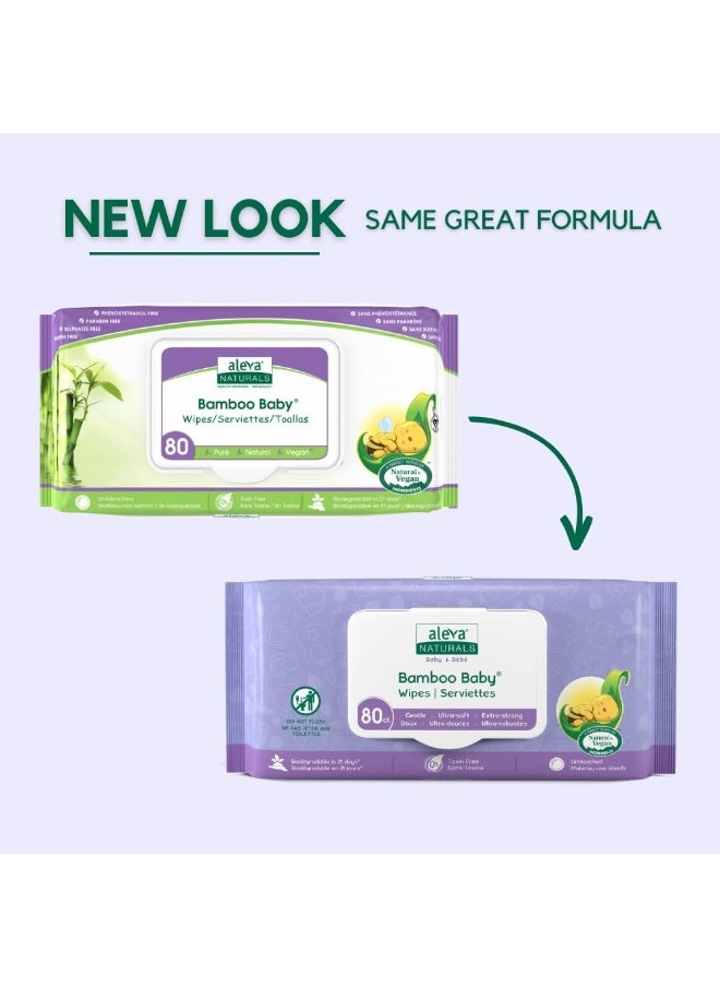 Aleva Naturals Bamboo Baby Wipes