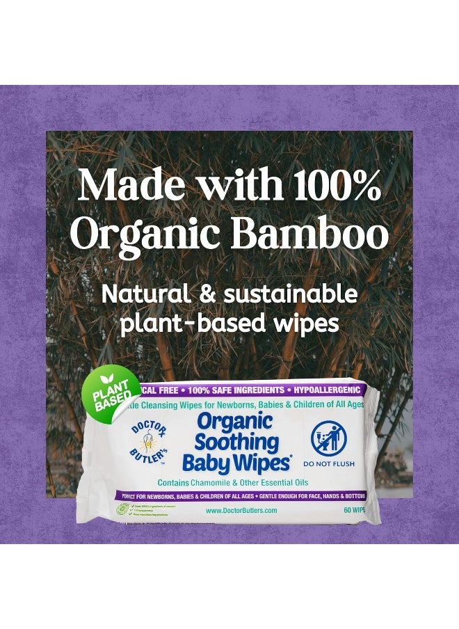 Doctor Butler's Organic All-Natural Soothing Baby Wipes