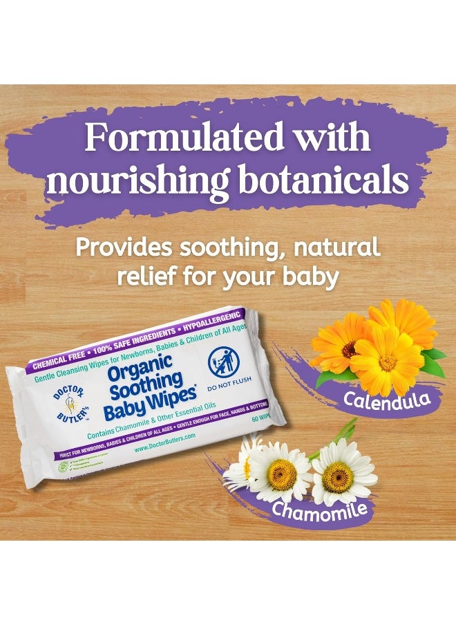 Doctor Butler's Organic All-Natural Soothing Baby Wipes