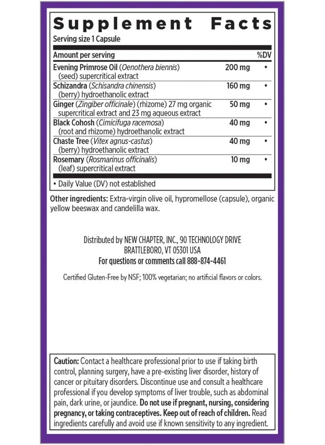 Menopause Supplement Estrotone With Evening Primrose Oil + Black Cohosh For Hormone Health Vegetarian Capsule, 60 Count