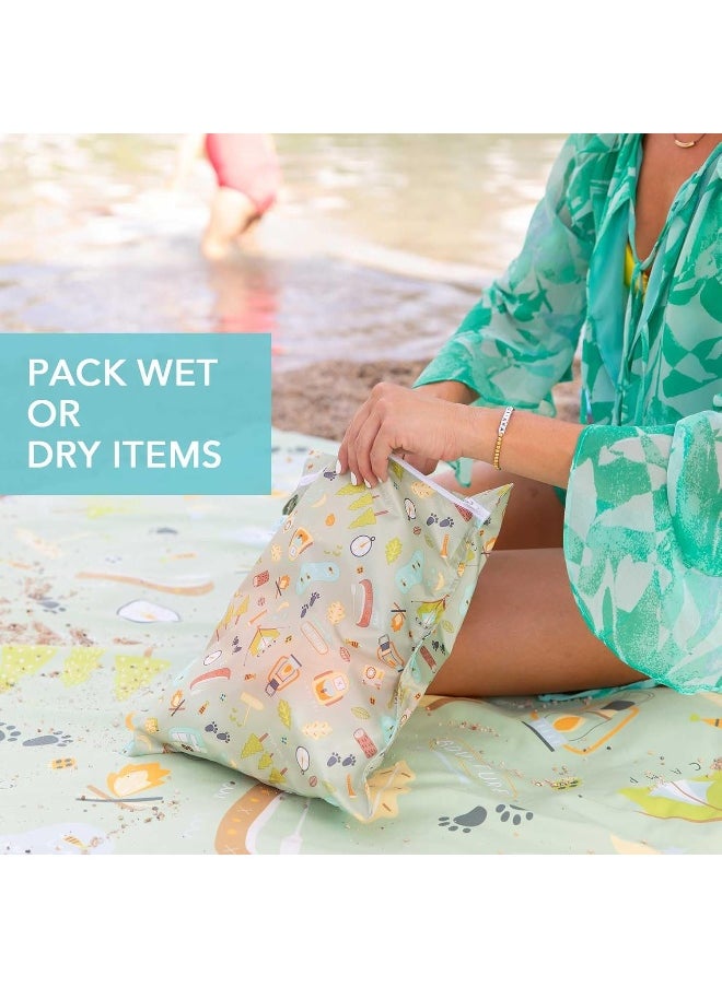 Bumkins Reusable Waterproof Wet Bag with Zipper