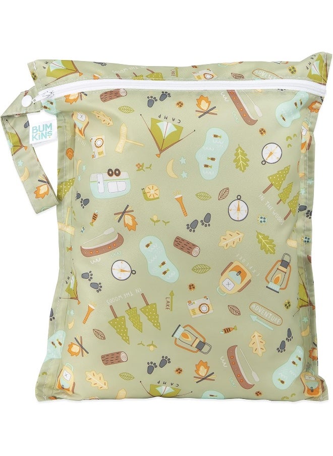 Bumkins Reusable Waterproof Wet Bag with Zipper