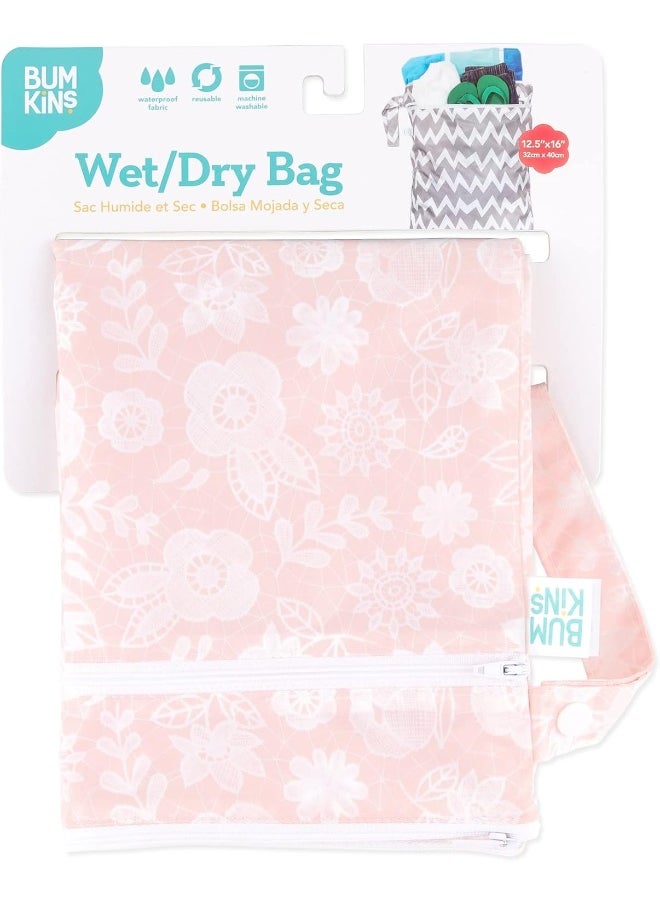 Bumkins Reusable Waterproof Wet Bag with Zipper
