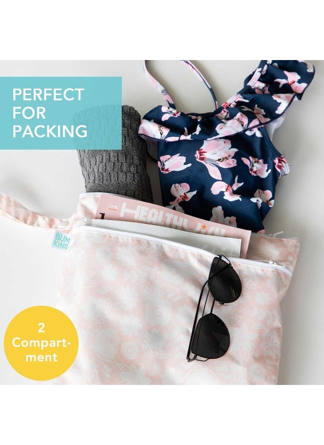 Bumkins Reusable Waterproof Wet Bag with Zipper