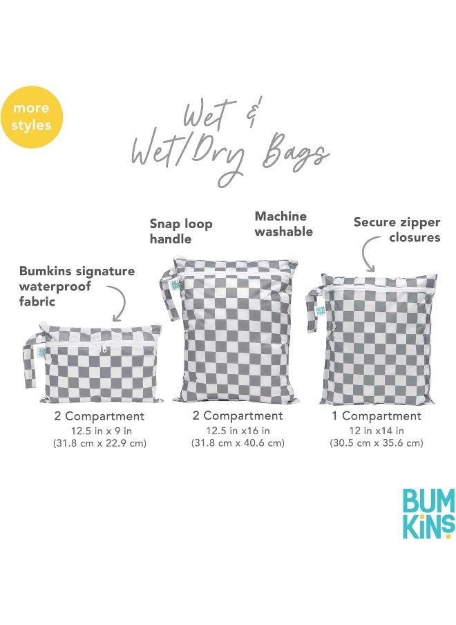 Bumkins Reusable Waterproof Wet Bag with Zipper