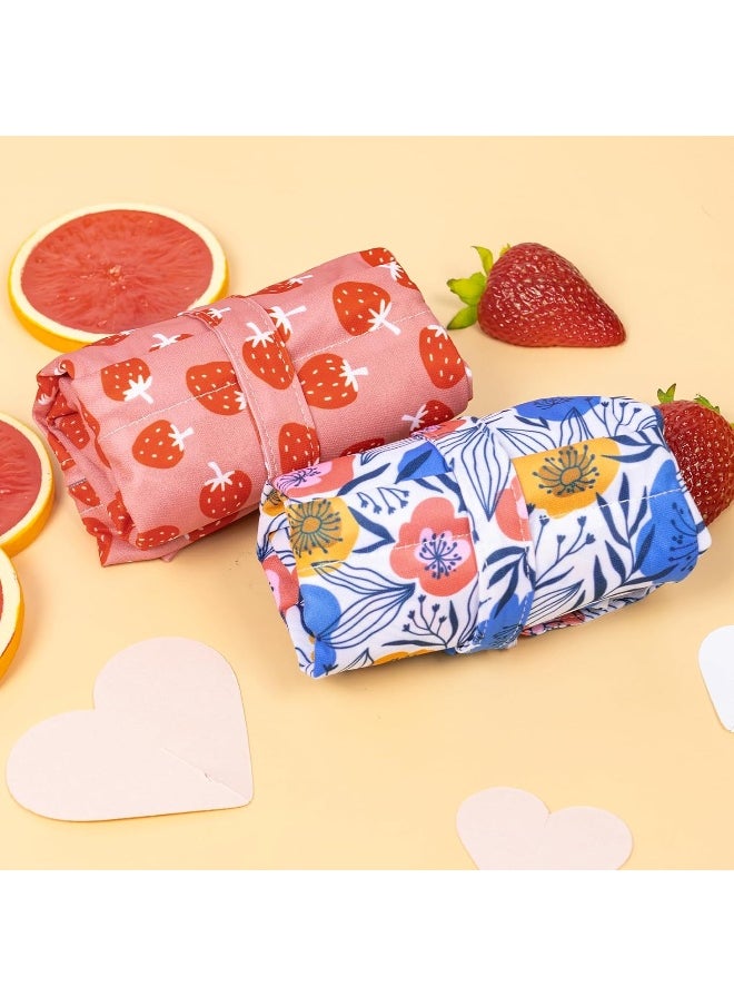ALVABABY 2pcs Cloth Diaper Wet Dry Bags Waterproof Reusable with Two Zippered Pockets Travel Beach Pool Daycare Soiled Baby Items Yoga Gym Bag for Swimsuits or Wet Clothes