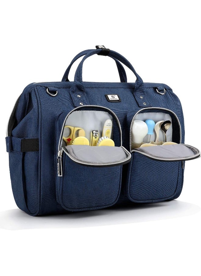 Pomelo Best Multifunctional Diaper Bag Totes with Changing Pad & Stroller Straps