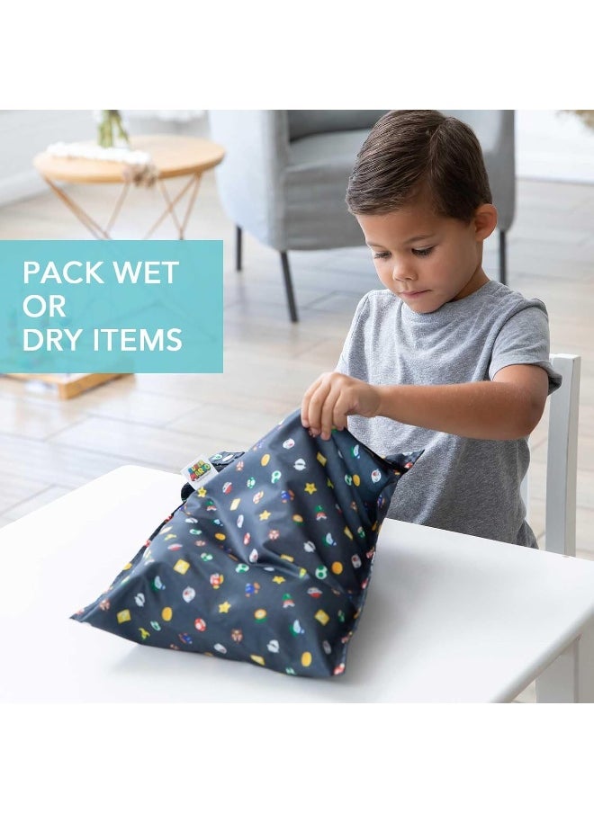 Bumkins Reusable Waterproof Wet Bag with Zipper