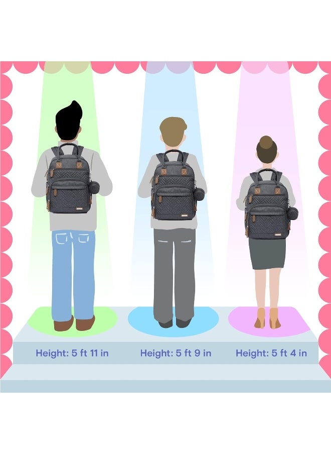 Diaper Bag Backpack, iniuniu Large Unisex Baby Bags for Boys Girls