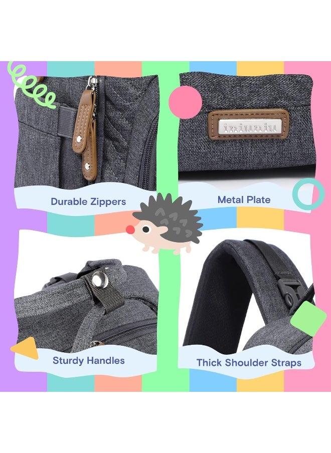 Diaper Bag Backpack, iniuniu Large Unisex Baby Bags for Boys Girls