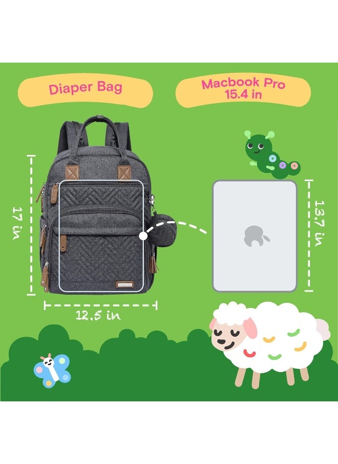 Diaper Bag Backpack, iniuniu Large Unisex Baby Bags for Boys Girls