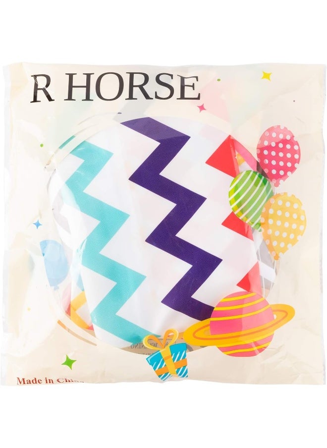 R HORSE 5Pcs Cloth Diaper Wet Dry Bags Waterproof Reusable Wet Bag Diaper Baby Cloth Diaper Wet Dry Bags with 2 Zippered Pockets Travel Beach Pool Bag with Stripe Pattern (3 Sizes)