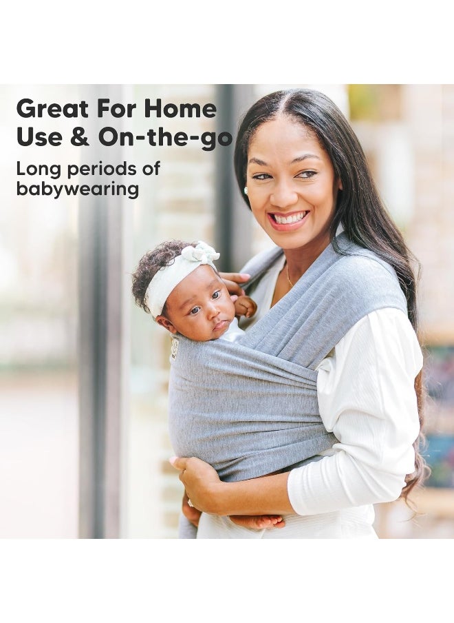 KeaBabies Baby Wrap Carrier - All in 1 Original Breathable Baby Sling, Lightweight, Hands Free Baby Carrier Sling, Baby Carrier Wrap, Baby Carriers for Newborn, Infant, Baby Wraps Carrier