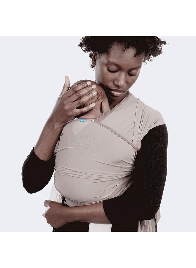 diono We Made Me Flow, Super Stretchy, Cool & Comfortable Baby Carrier for Infants from 3.6-15.9 kg, Pebble