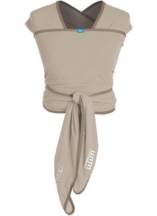 diono We Made Me Flow, Super Stretchy, Cool & Comfortable Baby Carrier for Infants from 3.6-15.9 kg, Pebble