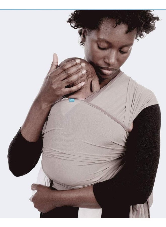diono We Made Me Flow, Super Stretchy, Cool & Comfortable Baby Carrier for Infants from 3.6-15.9 kg, Midnight Black