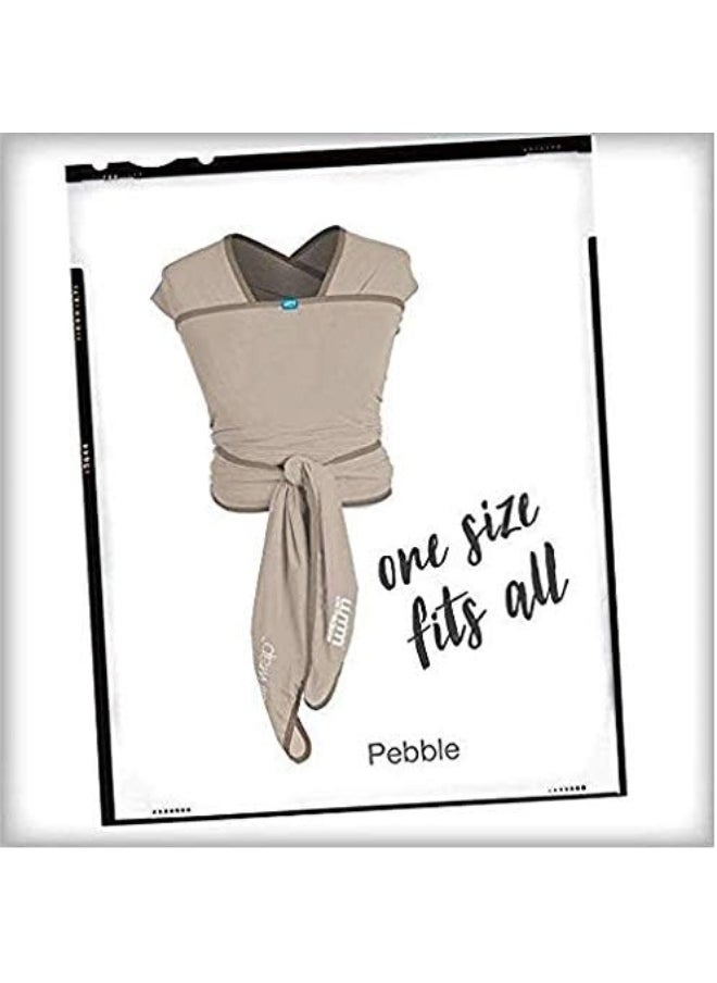 diono We Made Me Flow, Super Stretchy, Cool & Comfortable Baby Carrier for Infants from 3.6-15.9 kg, Midnight Black