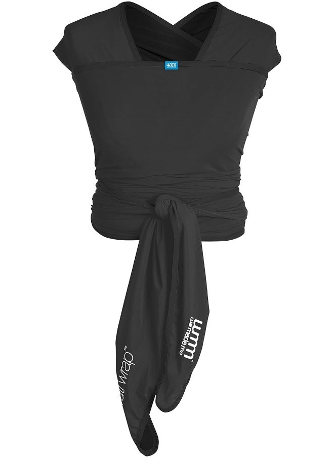 diono We Made Me Flow, Super Stretchy, Cool & Comfortable Baby Carrier for Infants from 3.6-15.9 kg, Midnight Black