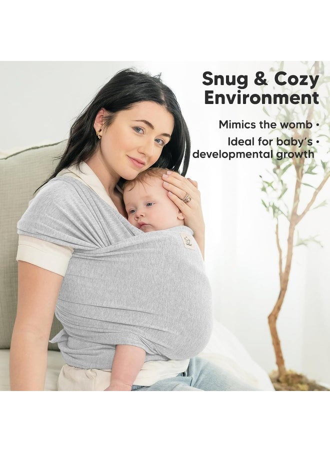 KeaBabies Baby Wrap Carrier - All in 1 Original Breathable Baby Sling, Lightweight, Hands Free Baby Carrier Sling, Baby Carrier Wrap, Baby Carriers for Newborn, Infant Baby Wraps Carrier