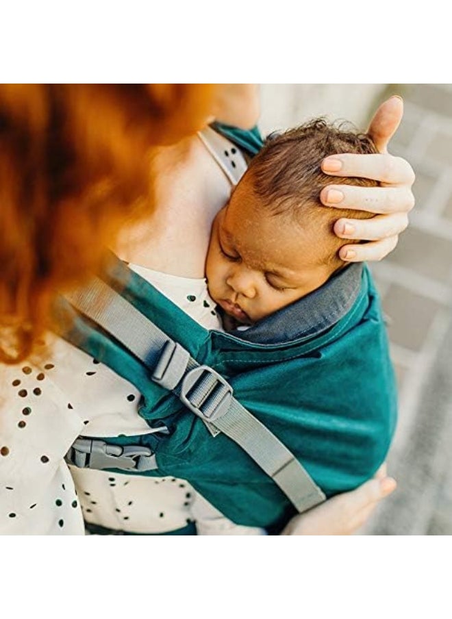 Boba X Baby Carrier - Adjustable Infant Carrier for Newborn to Toddler, Front and Backpack Babywearing 7 to 45 lbs, Ergonomic Baby Carrier with Crossable Straps and Padded Shoulders