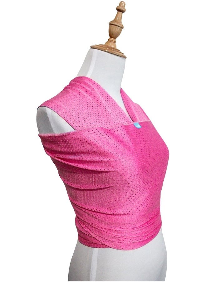 Vlokup Baby Wrap Sling Carrier for Newborn, Infant, Toddler, Kid | Breathable Lightweight Stretch Mesh Water Sling | Nice for Summer, Pool, Beach, Swimming | Perfect Shower Gift Rose
